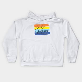 Lake Life Gifts Kids Hoodie